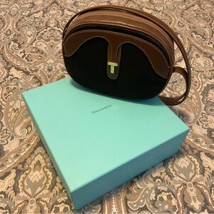 Mint Vintage Tiffany & Co Jacquard Leather Crossbody Bag